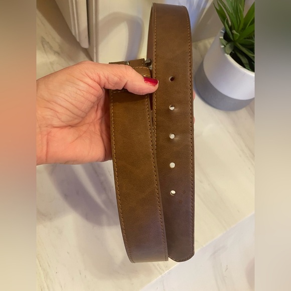 Men’s Brown Dress Belt, Size 36 - Picture 4 of 6